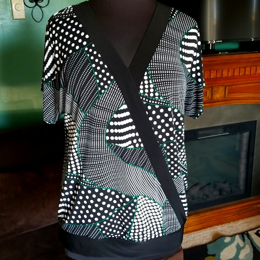 Surplus neckline top